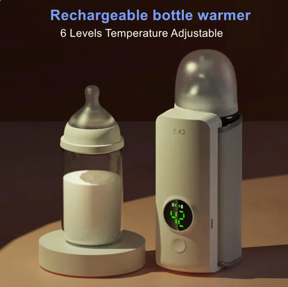 Portable USB Rechargeable Baby Bottle Warmer – Warm Milk Anywhere, Anytime