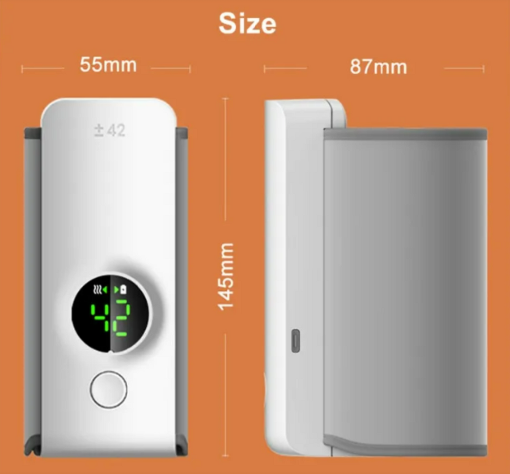 Portable USB Rechargeable Baby Bottle Warmer – Warm Milk Anywhere, Anytime
