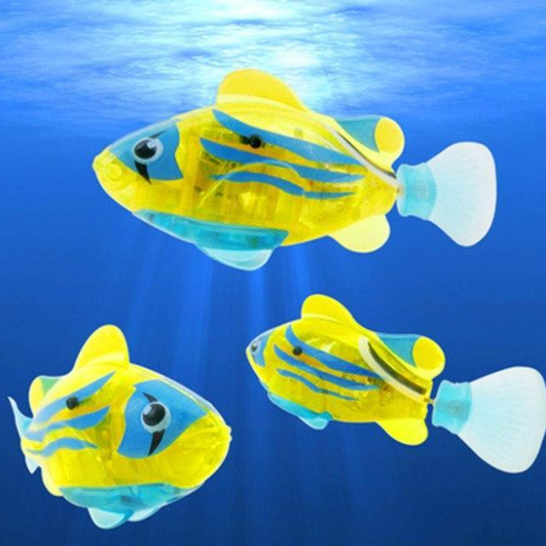 Light-Up Electric Swimming Fish Toy – Water-Activated Bath & Pool Fun