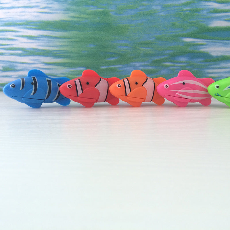 Light-Up Electric Swimming Fish Toy – Water-Activated Bath & Pool Fun
