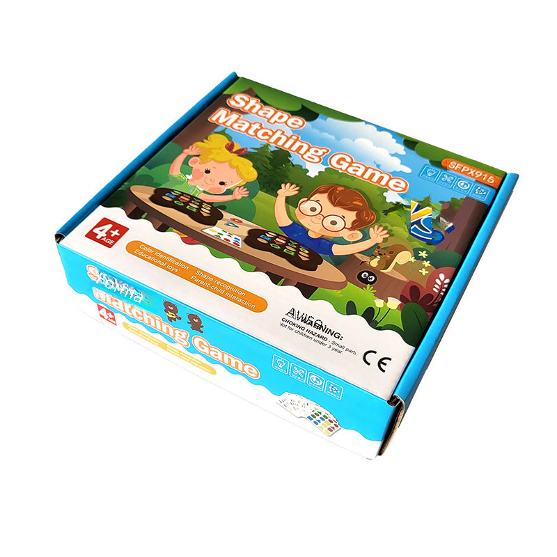 Montessori Shape Matching Puzzle – Boost Brain & Fine Motor Skills (Ages 2–5)