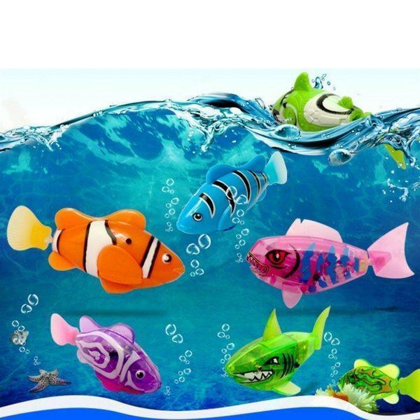 Light-Up Electric Swimming Fish Toy – Water-Activated Bath & Pool Fun
